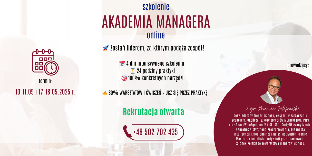 szkolenie otwarte akademia managera